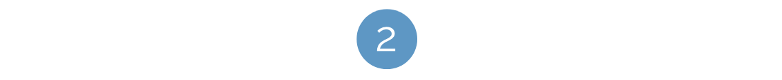 The number two in a blue circle.