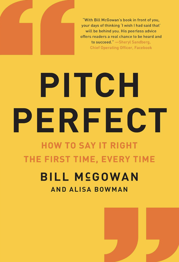 Pitch Perfect by Bill McGowan book cover.