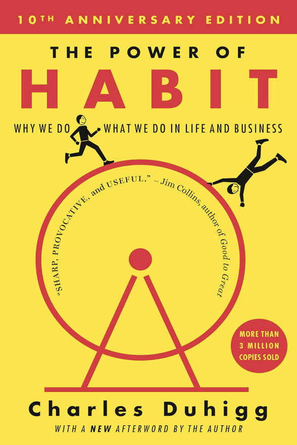 The Power of Habit by Charles Duhigg book cover. 