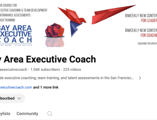 Guiding Leaders Ahead: Bay Area Executive Coach’s YouTube Channel reaches 1000+ Subscriber Mark