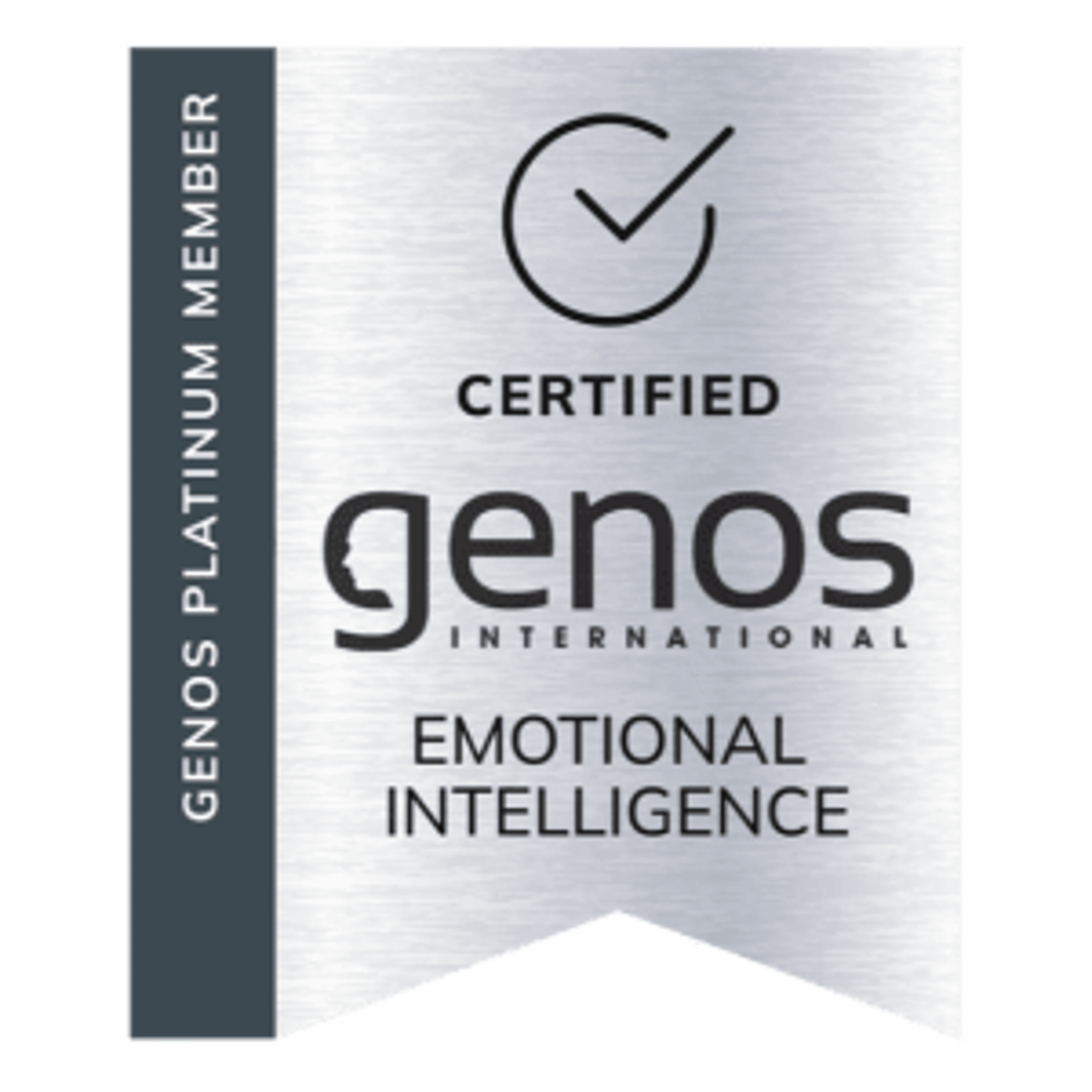 Badge of Certified Genos International Emotional Intelligence